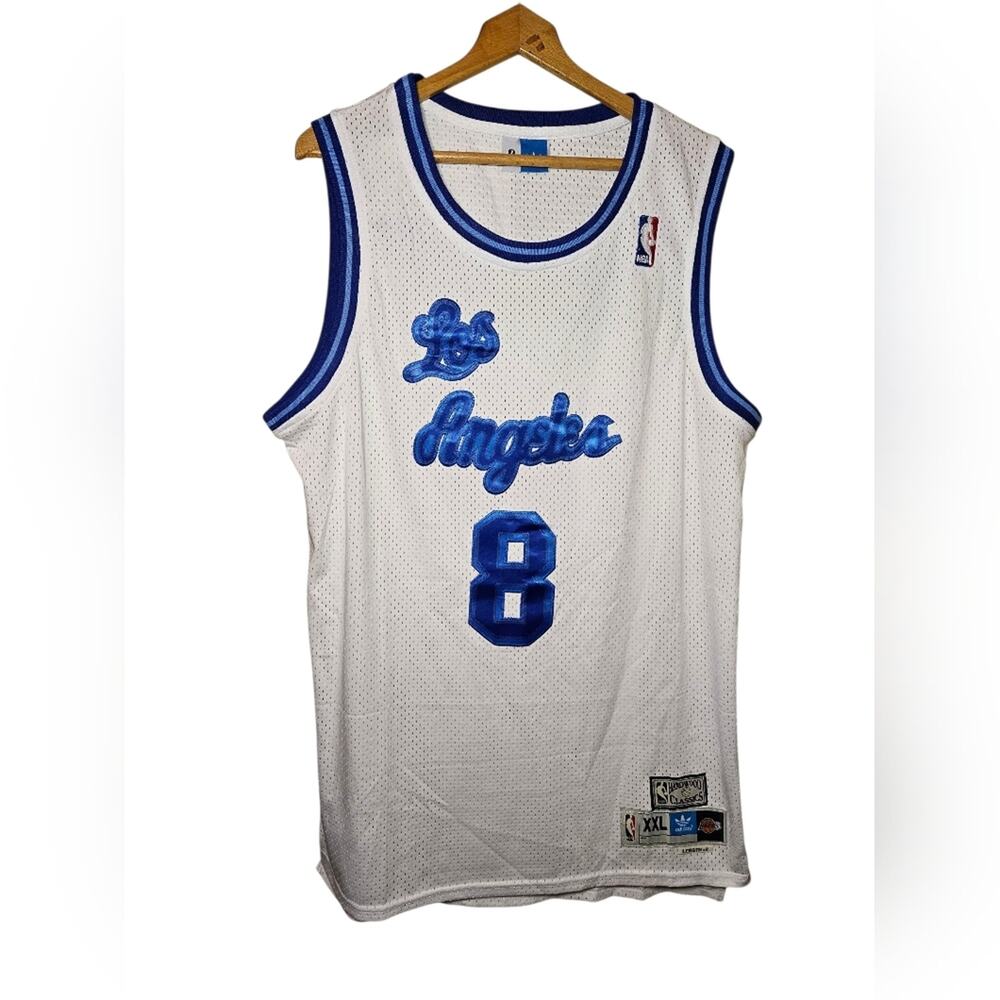 NWOT XXL Kobe Bryant Adidas Blue and White Soul Swingman Jersey